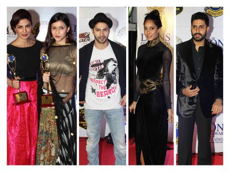Pics: Priyanka Chopra, Varun, Bollywood Celebs At Lions Gold Awards
