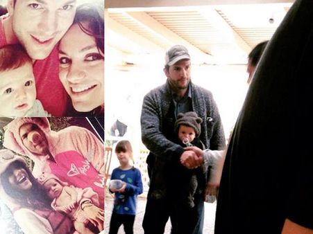 Ashton Kutcher & Mila Kunis' Daughter Wyatt Pics Leak