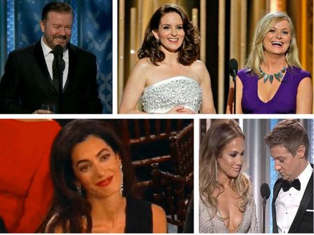 Golden Globe Awards 2015: Best Moments From Cumberbatch, Clooney....