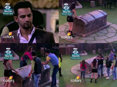 Bigg Boss 8: Upen Patel Back From Grave, Kisses Karishma, Gautam, Dimpy! [PHOTOS]