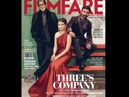 PIX: Shamitabh Cast Rocks Filmfare January Cover