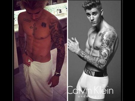 Justin Bieber Shows His Abs Post Photoshopped Images