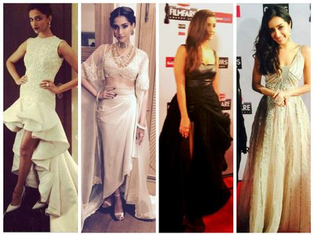 Deepika Padukone, Alia, Bollywood Divas At 60th Filmfare Awards Red Carpet