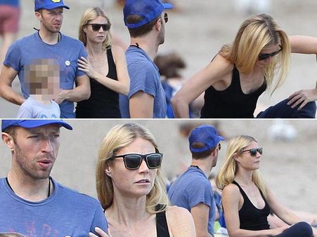 Chris Martin & Gwyneth Paltrow's Intimate Beach Date
