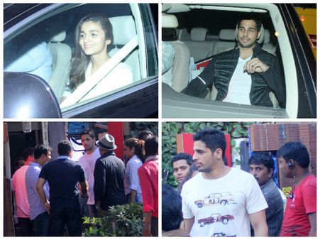 Shooting Pics Of Alia Bhatt-Sidharth Malhotra: Coco Cola Ad