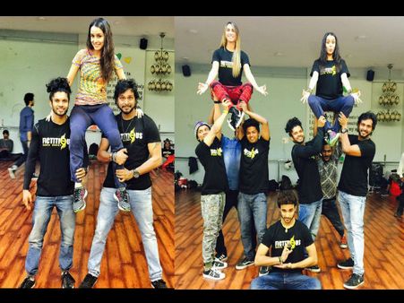 Pics: Shraddha Kapoor's High-Flying Dance Moves For ABCD 2