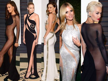 Vanity Fair's 2015 Oscar Party: Rita Ora, Irina Shayk, Gigi & More Reveal Skin!