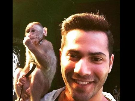 Check Varun Dhawan's New Friend 'PK' (Pics)
