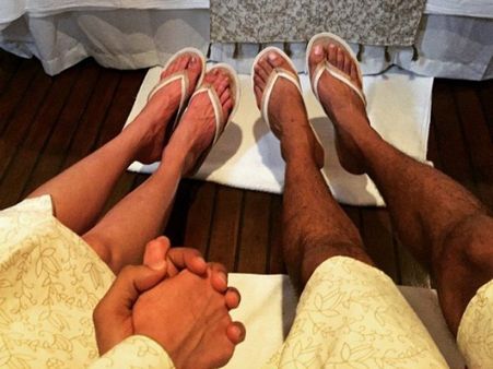 Upen Patel And Karishma Tanna's All-Romance Spa Date!