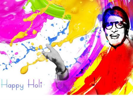 'Happy Holi' Wishes Bollywood Celebrities
