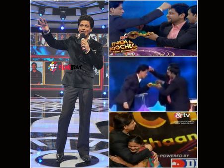 Shahrukh Khan Plays Holi On India Poochega Sabse Shaana Kaun