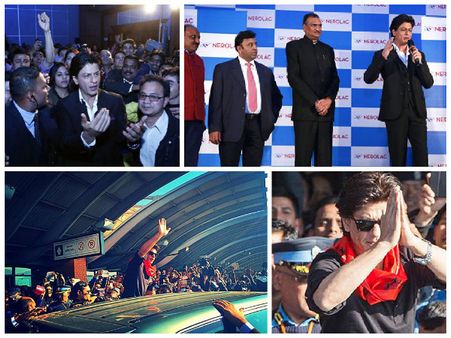 Pics: Shahrukh Khan Amidst Huge Fanfare In Kathmandu, Nepal