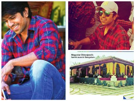 Ram Charan Chilling out In Bangalore