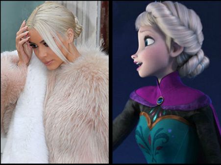 Kim Kardashian Reveals Frozen's Elsa The Reason Behind Her Going Blonde
