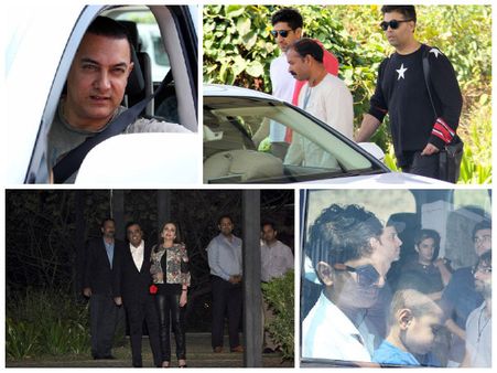 Pics: Aamir Khan's Birthday Bash With Friends And Family