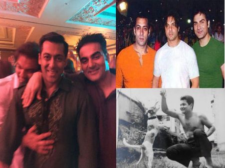 See Pics: Salman Khan Shares Rare Pics Of Family & Friends