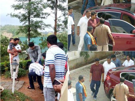 Spotted: Ilayathalapathy Vijay At Puli Shooting Spot