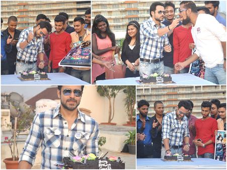 Pics: Emraan Hashmi Celebrates His Birthday With Fans