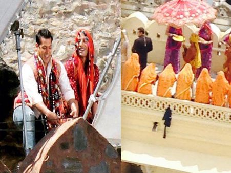 Leaked Pics: Princely Salman Khan Shooting For Prem Ratan Dhan Payo