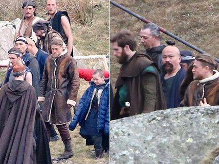 Charlie Hunnam As King Arthur From The Sets of Knights of the Round Table