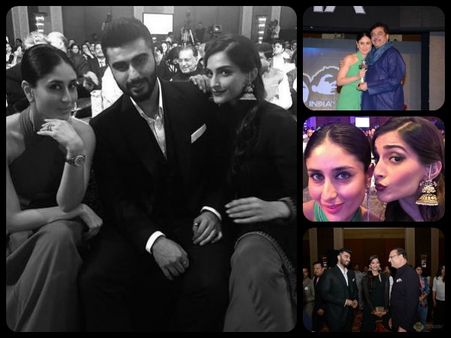 Pics: Kareena Kapoor, Arjun & Sonam Bond With Selfies At Yuva Awards