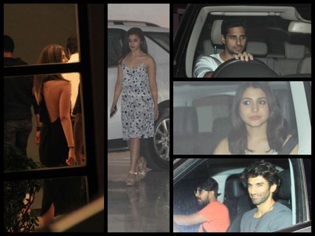 Alia Bhatt, Sidharth And Celebs At Karan Johar's Party (Inside Pics)