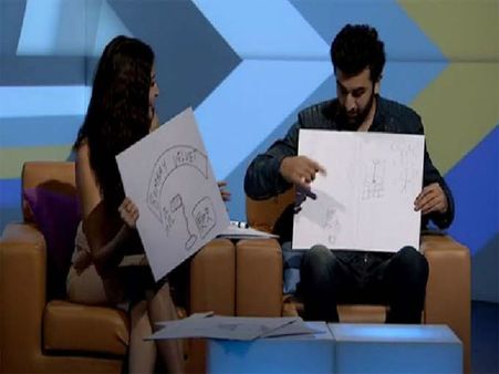 Ranbir Kapoor-Anushka Sharma Draw A Funny Sketch Of Virat Kohli
