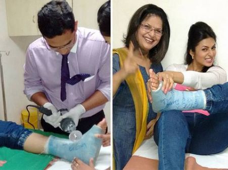 PHOTO: Yeh Hai Mohabbatein Actress Divyanka Tripathi Bids Farewell To Her Plaster!