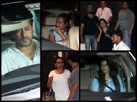 Pics: Upset Bollywood Celebs Visit Salman Khan At Galaxy Apartment