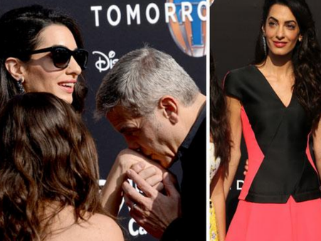 George Clooney Talks About Amal At Tomorrowland Premiere, Kisses Her Hand!