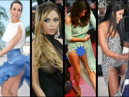 Most Embarrassing Wardrobe Malfunctions At Cannes Red Carpet