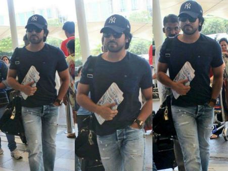 Ram Charan Spotted At Mumbai Airport