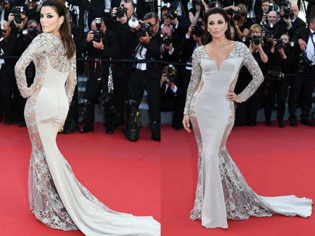 Cannes 2015: Eva Longoria Flaunts Her Curves at Red Carpet
