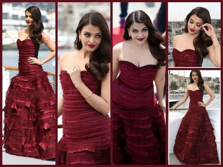 Cannes 2015: Aishwarya Rai's Goddess Look At Jazbaa Photocall
