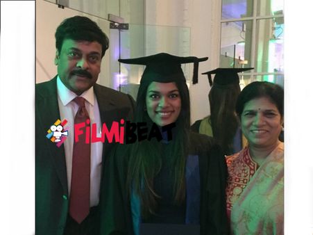 EXCLUSIVE: Chiranjeevi In London For Daughter's Convocation
