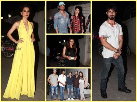 Dhanush, Shahid & Celebs At Tanu Weds Manu Returns Success Party