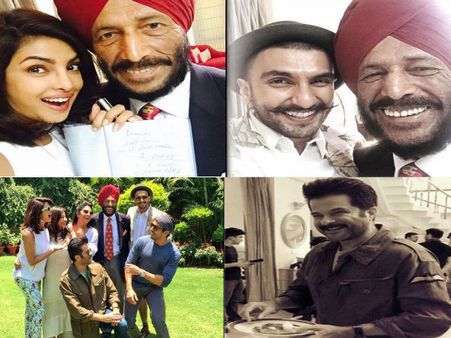 Dil Dhadakne Do Stars' Lassi & Selfie Day At Milkha Singh's Abode