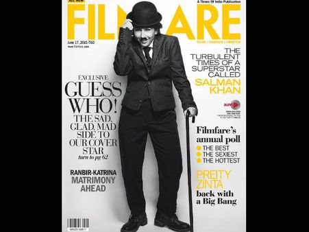 Vidya Balan Amazes All With Charlie Chaplin Look For Filmfare Cover