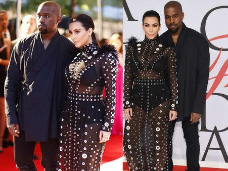 Pregnant Kim Kardashian Makes Red Carpet Appearance, Goes Sheer
