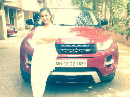 Shruti Haasan Celebrates Success With Range Rover