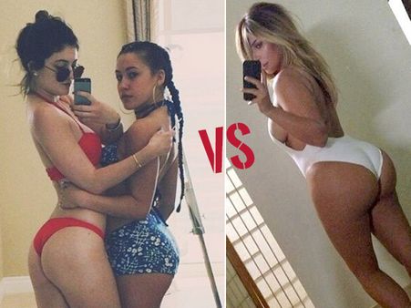 Kylie Jenner Copies Kim Yet Again, Shares Booty Selfie