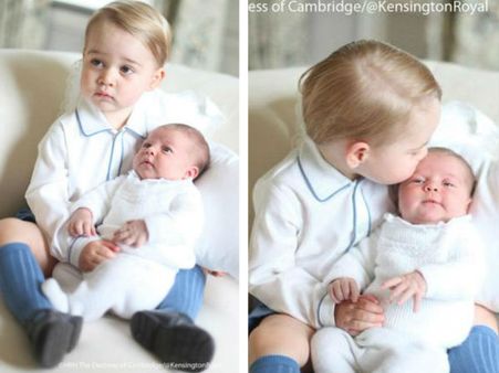 Sibling Love: Princess Charlotte's 1st Pics With Prince George Will Melt Your Heart!