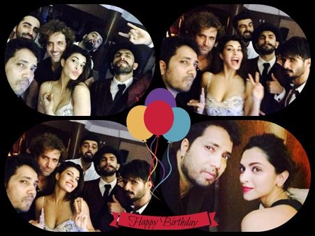 Pics: Hrithik Roshan, Deepika, Ranveer Celebrate Mika Singh's Birthday