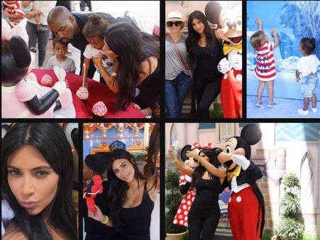 Pregnant Kim Kardashian Shares Pics From Nori's Birthday At Disneyland
