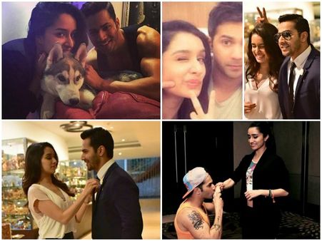 Unseen Adorable & Candid Pics Of Varun Dhawan-Shraddha Kapoor