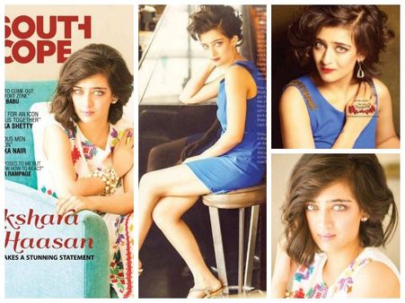 Akshara Haasan's Stunning Photoshoot For South Scope Magazine