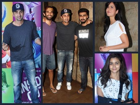 Pics: Ranbir Kapoor Takes Katrina Kaif On A Late Night Movie Date