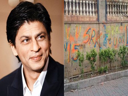 Graffiti Outside Mannat: Shahrukh Khan’s Publicity Gimmick Exposed