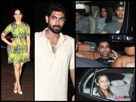 Baahubali Special Screening: Bollywood Celebs Rushed To Watch The Film