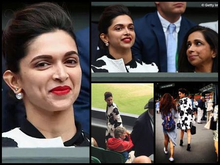 Pics: Deepika Padukone Grabs Headlines At Wimbledon London